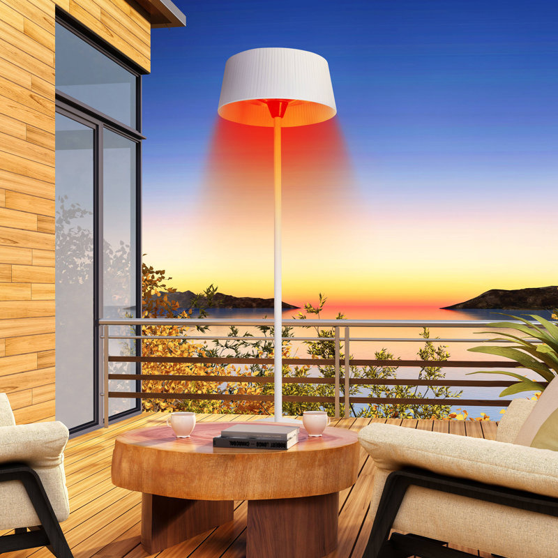ParagonOutdoor Sol 1500 Watt Electric Standing Patio Heater Wayfair